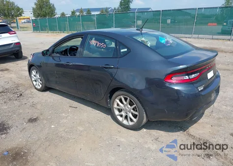 2013 Dodge Dart Sxt из США, поврежденный, VIN 1C3CDFBH7DD142890